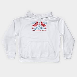 Two turtle doves Kids Hoodie